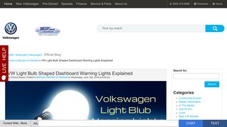 What Is the Volkswagen Light Bulb Warning Light? - Neftin Volkswagen
