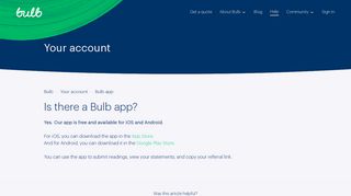 Is there a Bulb app? – Bulb
