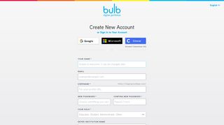 Sign Up | bulb
