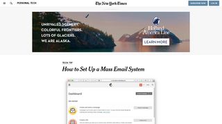 How to Set Up a Mass Email System - The New York Times