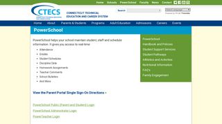 PowerSchool | CT Technical High School System