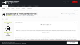 BullCoin | The Currency Revolution - CRYPTOCURRENCY ANNOUNCEMENTS ...
