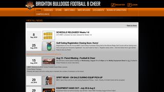 Brighton Bulldogs Football & Cheer - Blue Sombrero