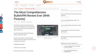 The Most Comprehensive BulletVPN Review Ever (With Pictures)