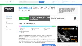 Access bulletmail.org. BULLETMAIL | A Modern Email System