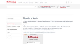 Register or Login - BullGuard