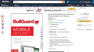 BullGuard Mobile Security for Android Smart Phones & Tablet (1 Year ...