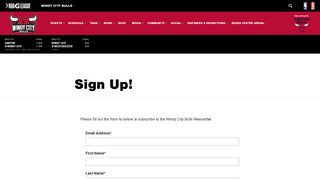 Sign Up! - Windy City Bulls