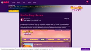 Bumble Bingo Review | 200% Bingo Bonus & 50 Fluffy Favourites Spins