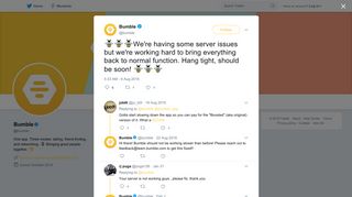 Bumble on Twitter: 