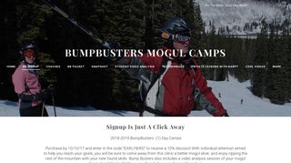 BB Signup - BUMPBUSTERS MOGUL CAMPS