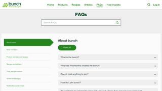 FAQs - Woolworths | bunch