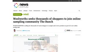 Woolworths The Bunch: Testing club applications now open