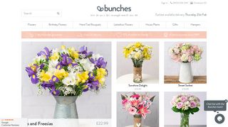 Bunches: Flowers by post with free UK delivery