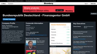 Bundesrepublik Deutschland - Finanzagentur GmbH: Company Profile ...