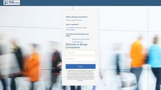 Log In to Bunge Connections