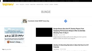 Bungie - Gaming News, Photos, Videos & More