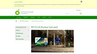 BP PLUS Bunker Fuel Card