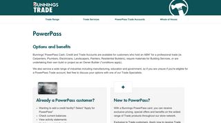 Bunnings PowerPass