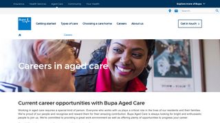Aged Care Jobs - Careers In Care | Bupa Aged Care