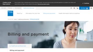Billing and payment - Bupa