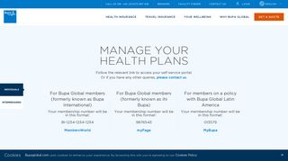 Login to Access your Bupa Global Health Plan