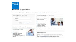 CorporateWorld from Bupa Global - plan management tools and ...