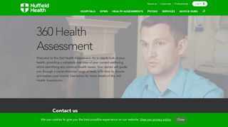 360 Health Assessments, Screening | Nuffield Health