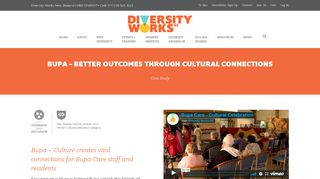 Bupa – Better Outcomes through Cultural Connections - Diversity ...