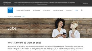Jobs | Bupa