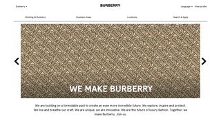 Careers at Burberry