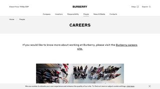 Careers - Burberry