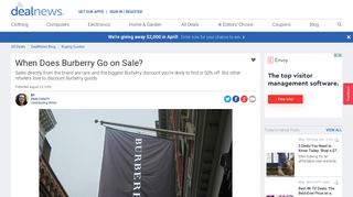 When Does Burberry Go on Sale? - DealNews