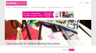 Learn to Sew: Online Sewing Classes | Burda University