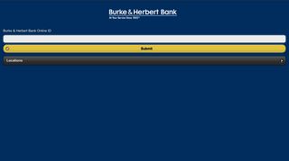 Burke & Herbert Bank Online: Login