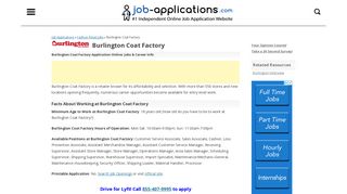 Burlington Coat Factory Application, Jobs & Careers Online