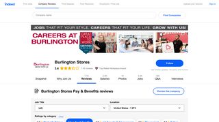 Working at Burlington Stores: 1,645 Reviews about Pay & Benefits ...