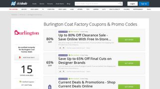 34 Burlington Coat Factory Coupons, Promo Codes & Deals - Slickdeals