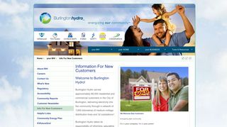 Burlington Hydro - Info For New Customers
