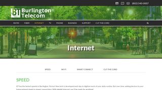 Internet - Burlington Telecom