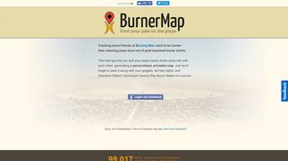 BURNER MAP. A printable map of your pals on the playa.