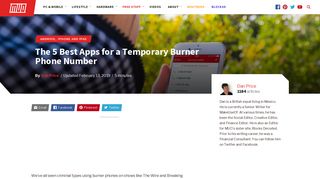 The 5 Best Apps for a Temporary Burner Phone Number - MakeUseOf