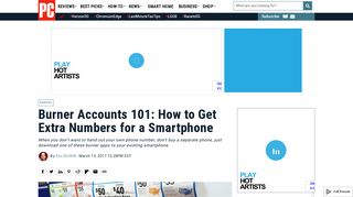 Burner Accounts 101: How to Get Extra Numbers for a Smartphone ...