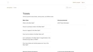 Tickets | How do I register for access to a ticket... - Burning Man