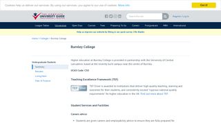 Burnley College - Complete University Guide