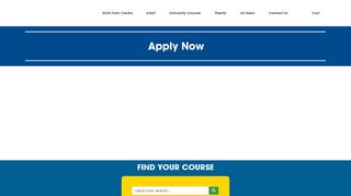 www.burnley.ac.uk > Burnley College for School Leavers > Apply