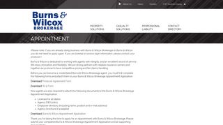 Appointment - Burns & Wilcox Brokerage