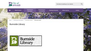 Burnside Library - City of Burnside
