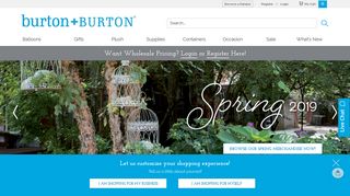 burton + BURTON | World's Largest Balloon and Gift Supplier