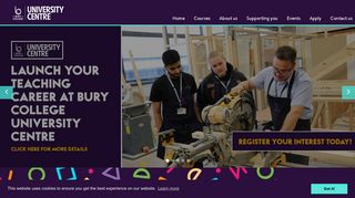 Bury College University Website: Home